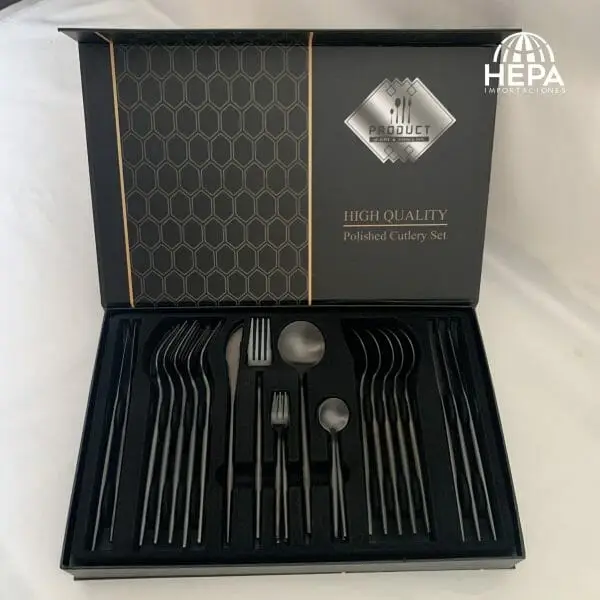 Hepa importaciones import uruguay cocina juego de cubiertos tenedor cuchillo cuchara sopera cubiertos para navidad noche buena