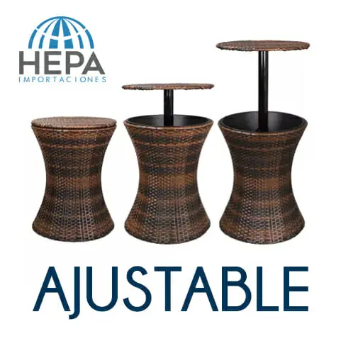 hepa, importaciones, import, uruguay, mesas enfriadoras, barra de bebidas, mesa de bebidas, enfriador de bebidas, mesa porta hielo, mesa hielera, mesa champagnera, hielera exterior, bebidas en exterior, enfriador cerveza, enfriador vinos, enfriador champagne