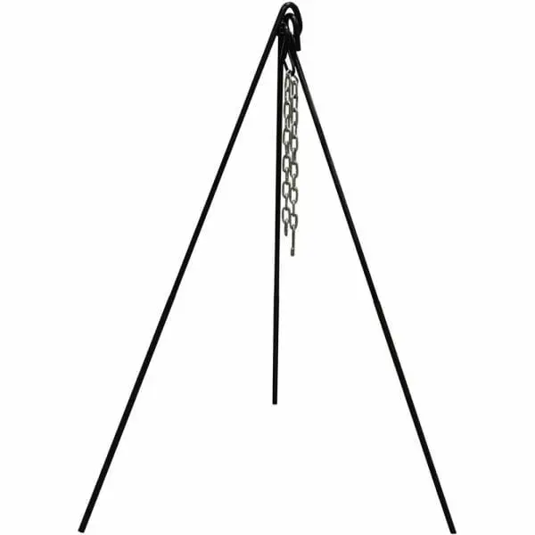 tripode hierro cocinar exterior olla camping