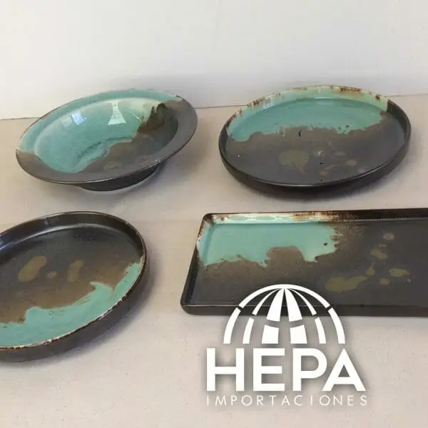 hepa importaciones import uruguay vajilla juego set plato taza bowl desayuno merienda snack picadita