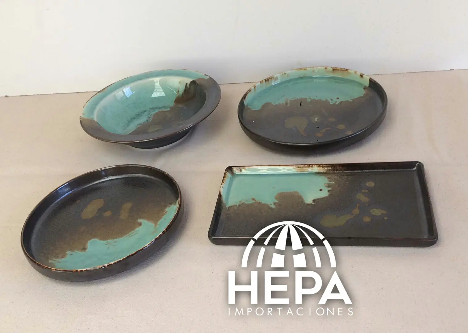 hepa importaciones import uruguay vajilla juego set plato taza bowl desayuno merienda snack picadita