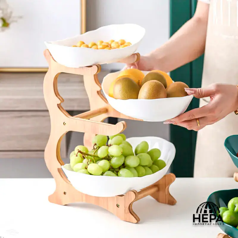 hepa importaciones uruguay organizadores cocina estantería fruta verdura mueble canasto panera centro mesa fiesta reunión decoración invitados cumpleaños